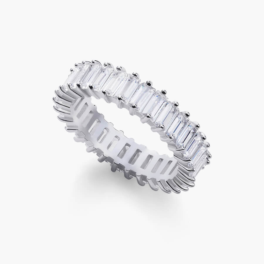 Adaya Stacking Ring - Sterling Silver - Image 3