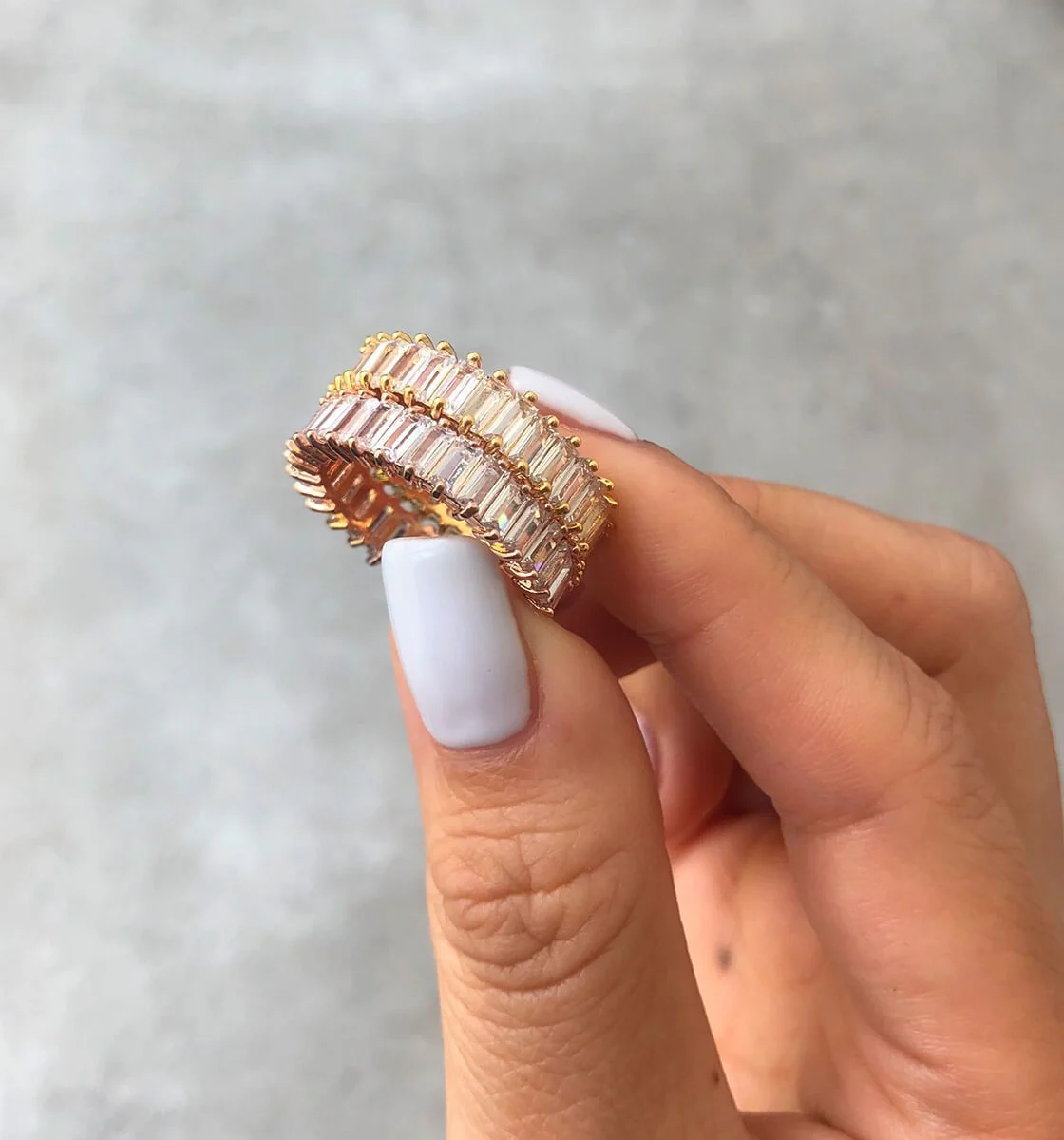Adaya Stacking Ring - Sterling Silver - Image 5