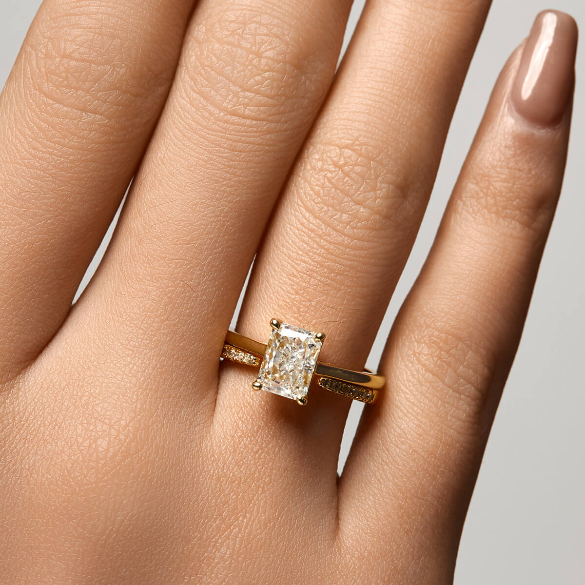 Radiant Solitaire Ring - Image 5