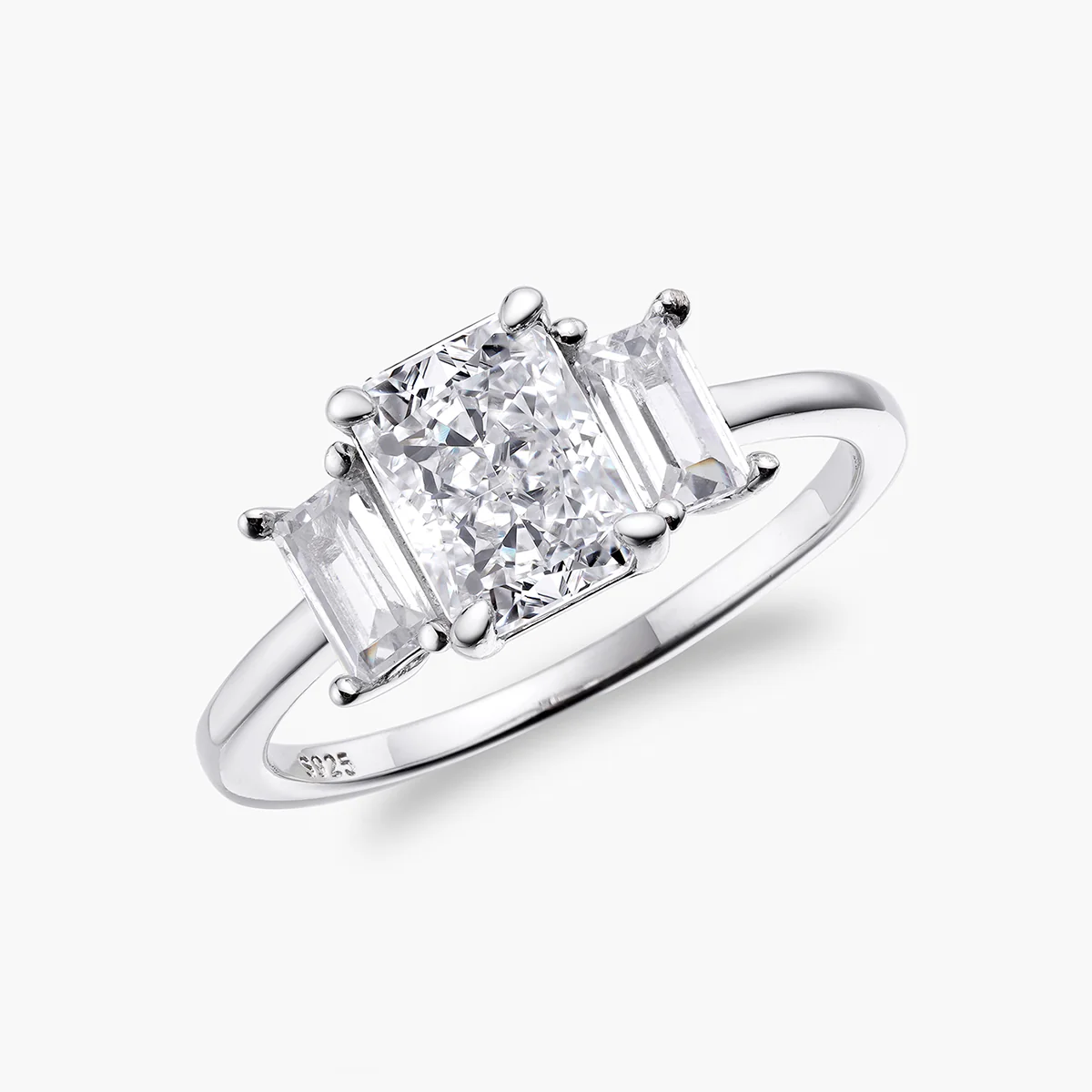 Crushed Ice Rectangle Trio | Centrepiece Ring - Image 2
