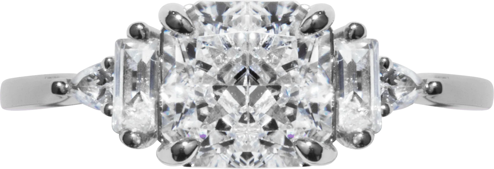 Crushed Ice Square Ring - Image 8