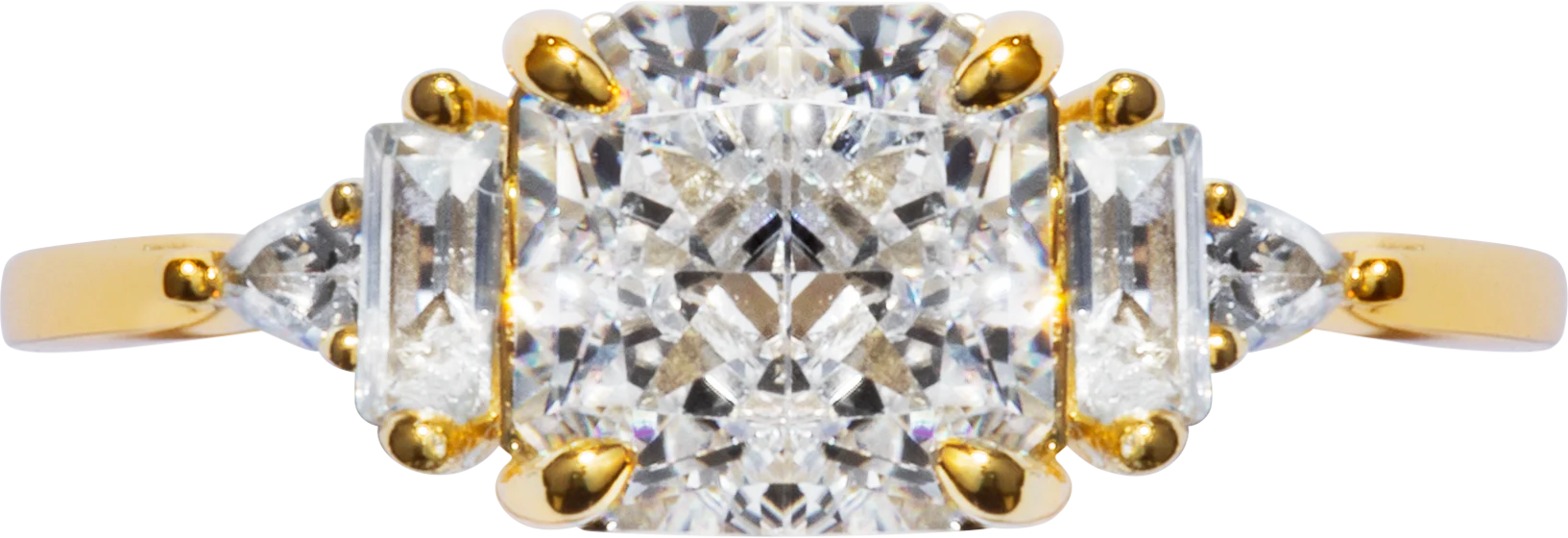 Crushed Ice Square Ring - Image 9
