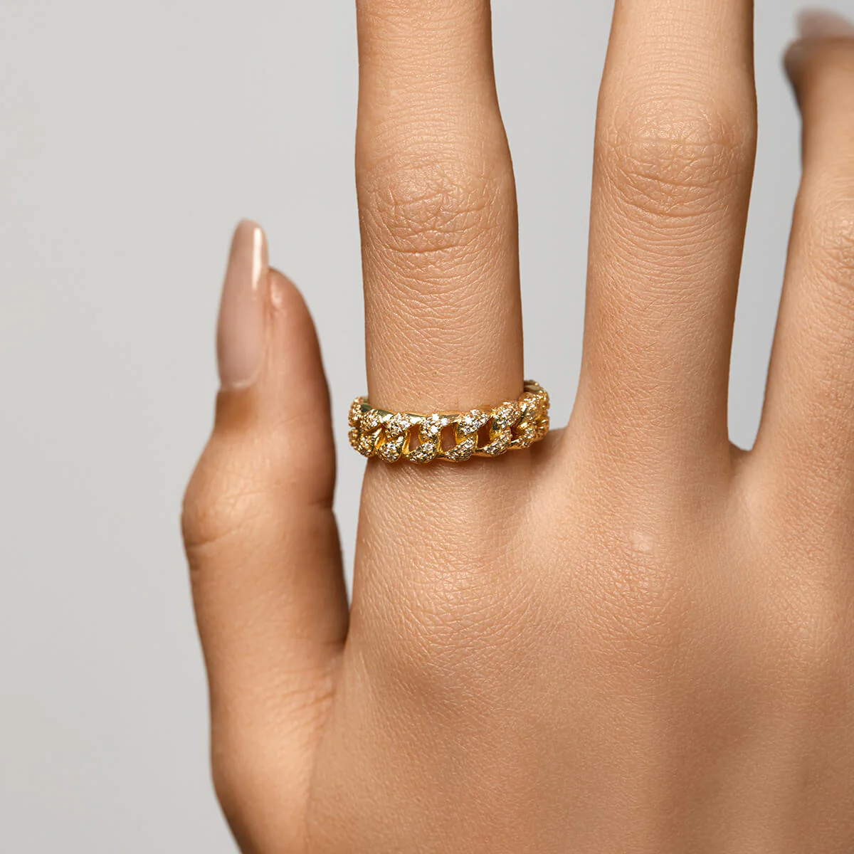 Cuban Chain Link Ring - Image 2