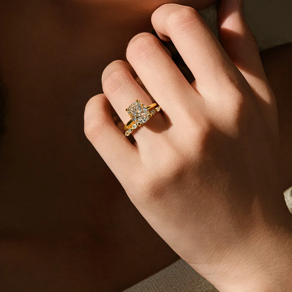 Petite Side Marquise Band - Image 16