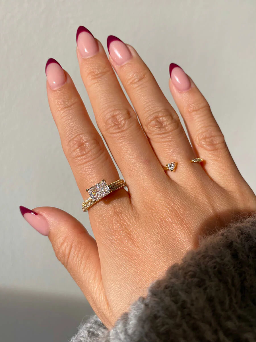 East West Radiant Pavé Ring - Image 10