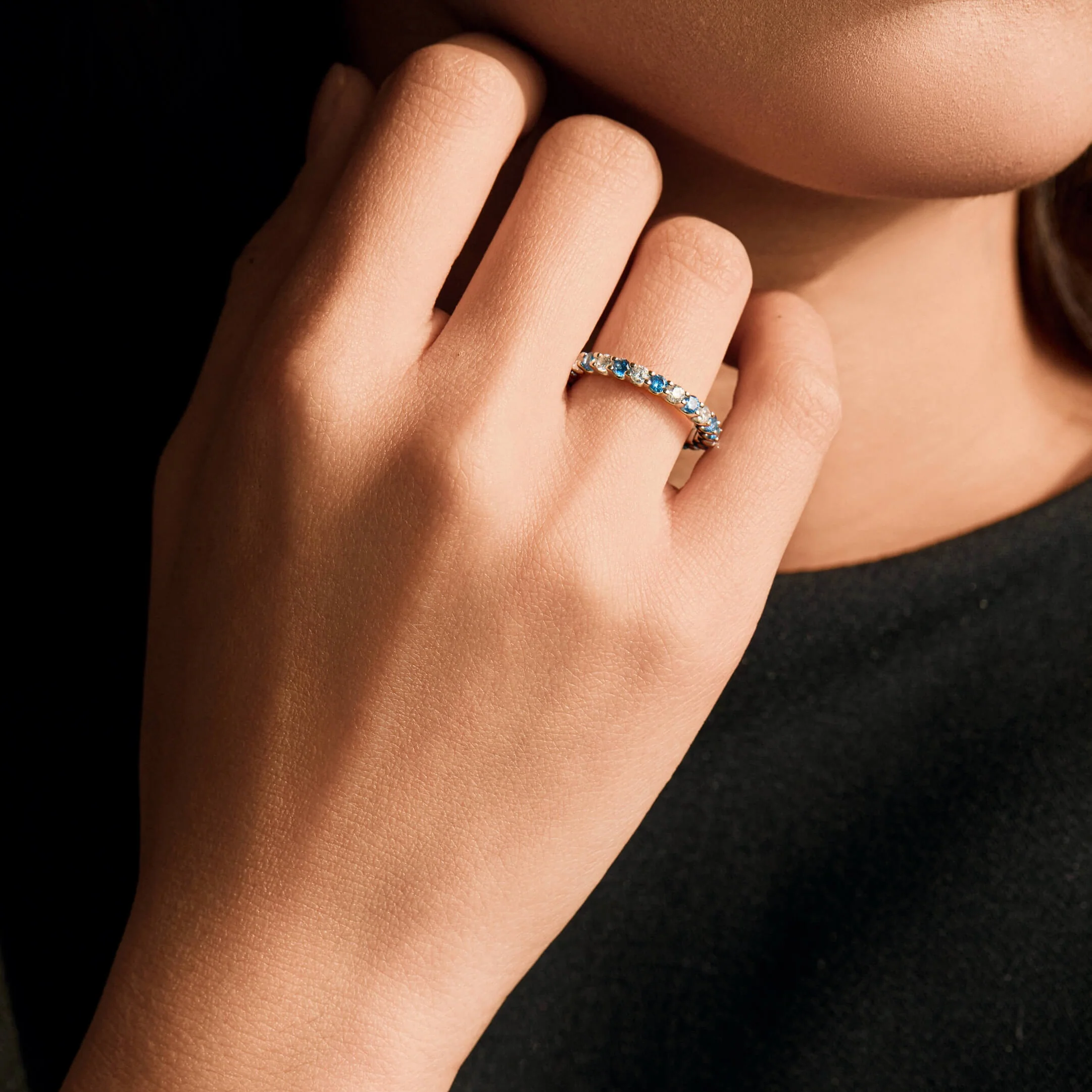 Elise Ring - Blue - Image 4