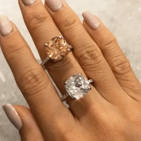 Glacies Cushion Cut Ring - Image 6