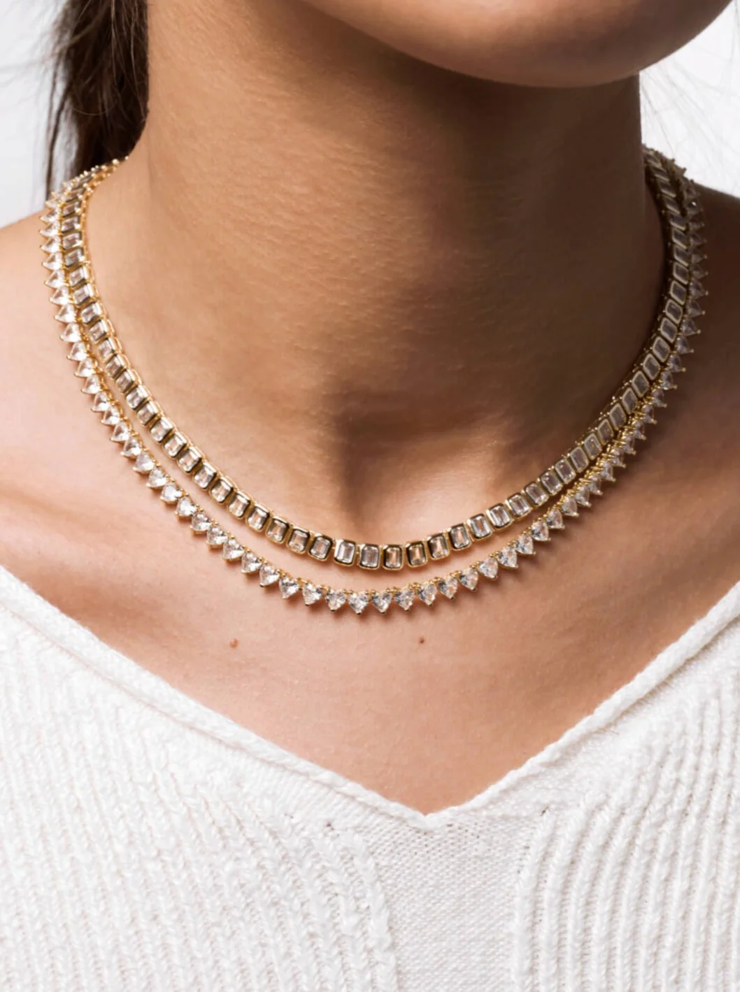 Heart Tennis Necklace - Image 7