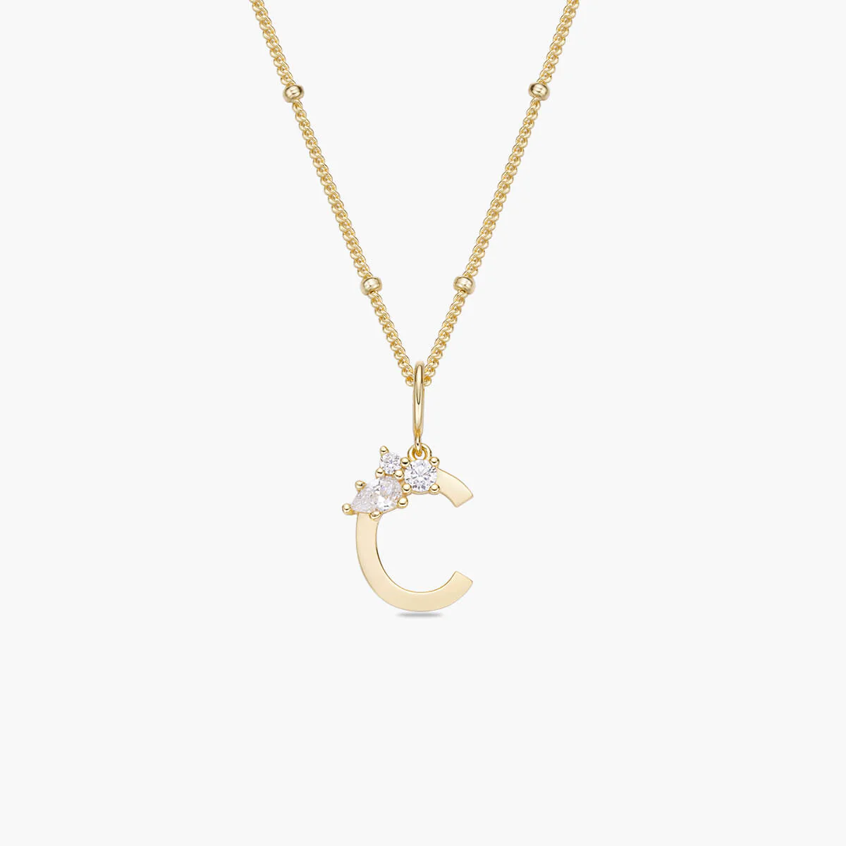 Initial Necklace | Gold - Image 10