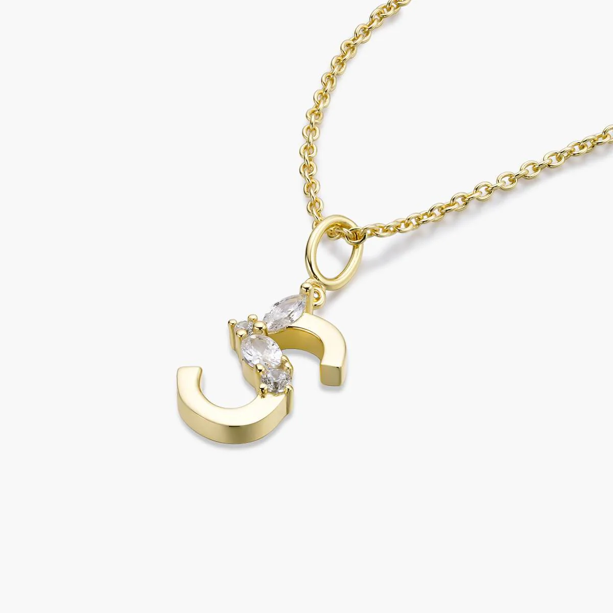 Initial Necklace | Gold - Image 12