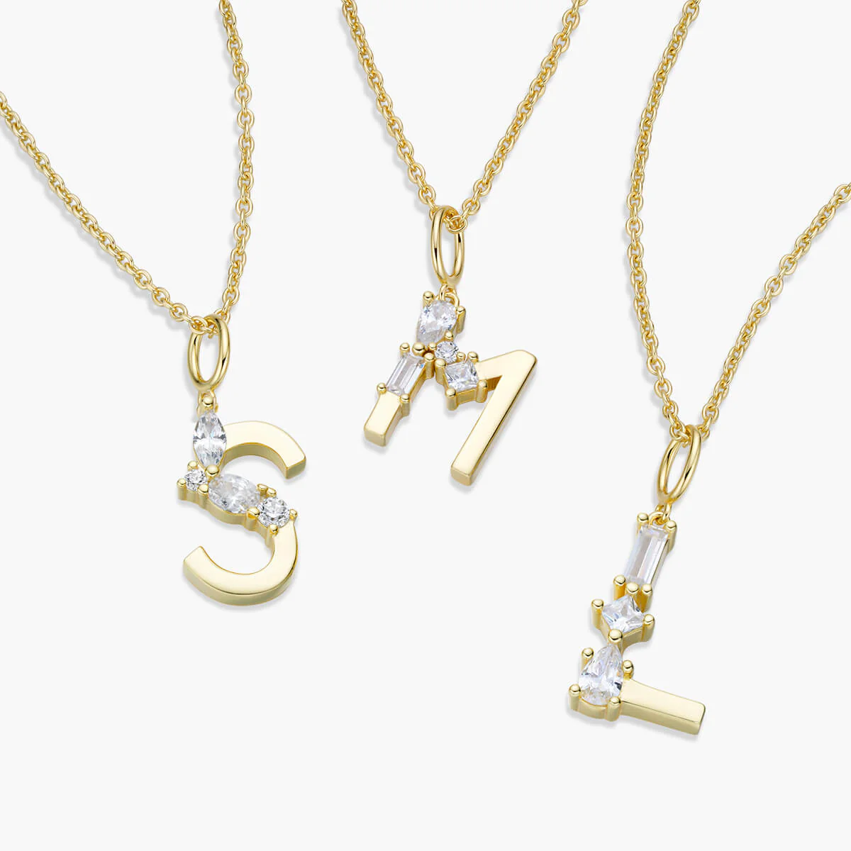 Initial Necklace | Gold - Image 13