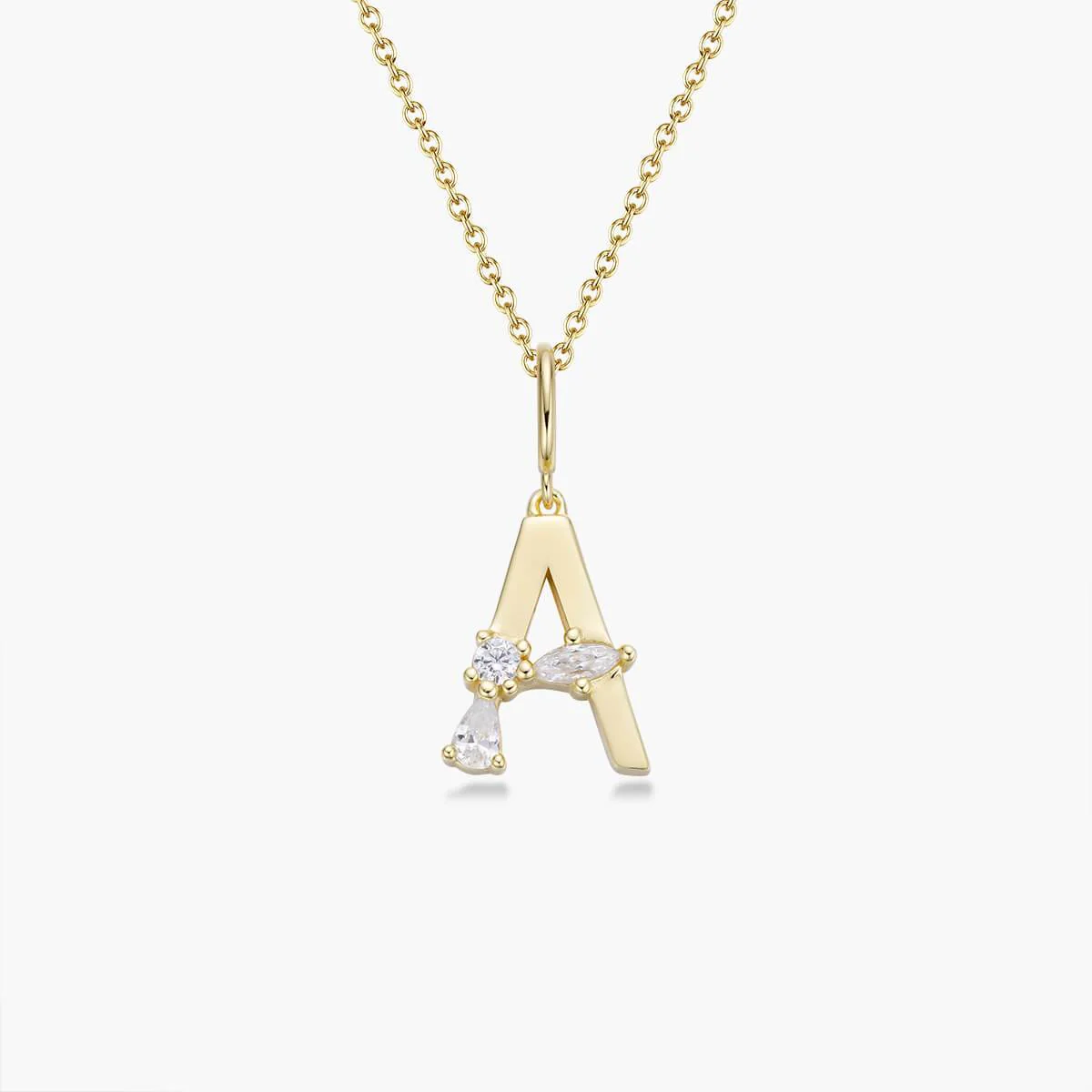 Initial Necklace | Gold - Image 14