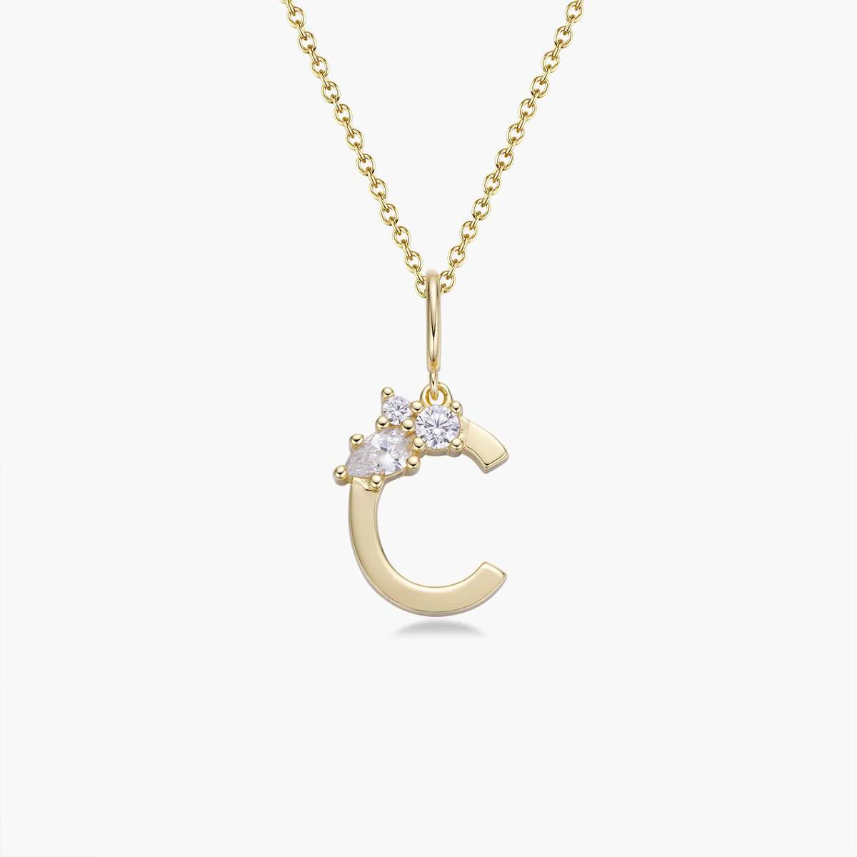 Initial Necklace | Gold - Image 15