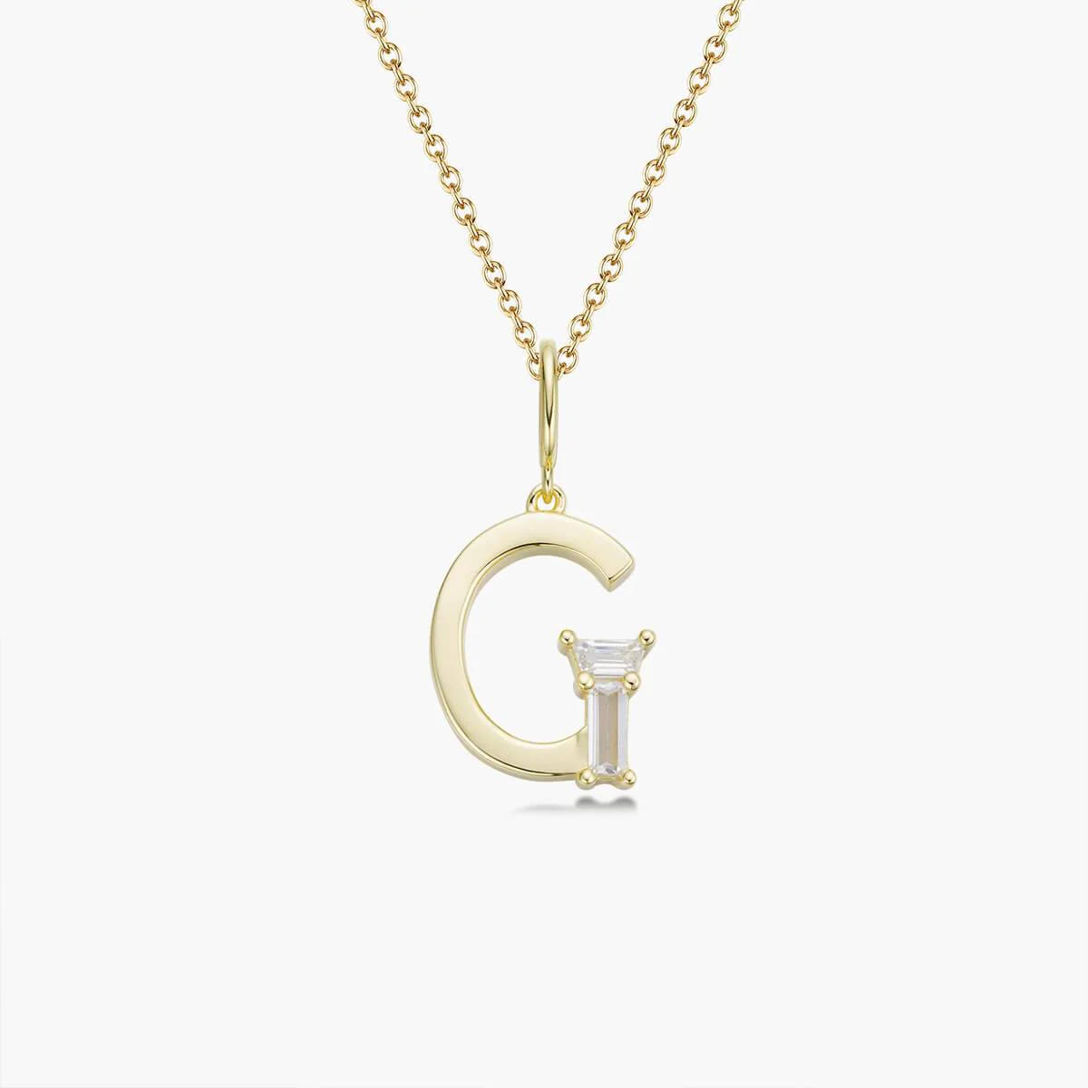 Initial Necklace | Gold - Image 20