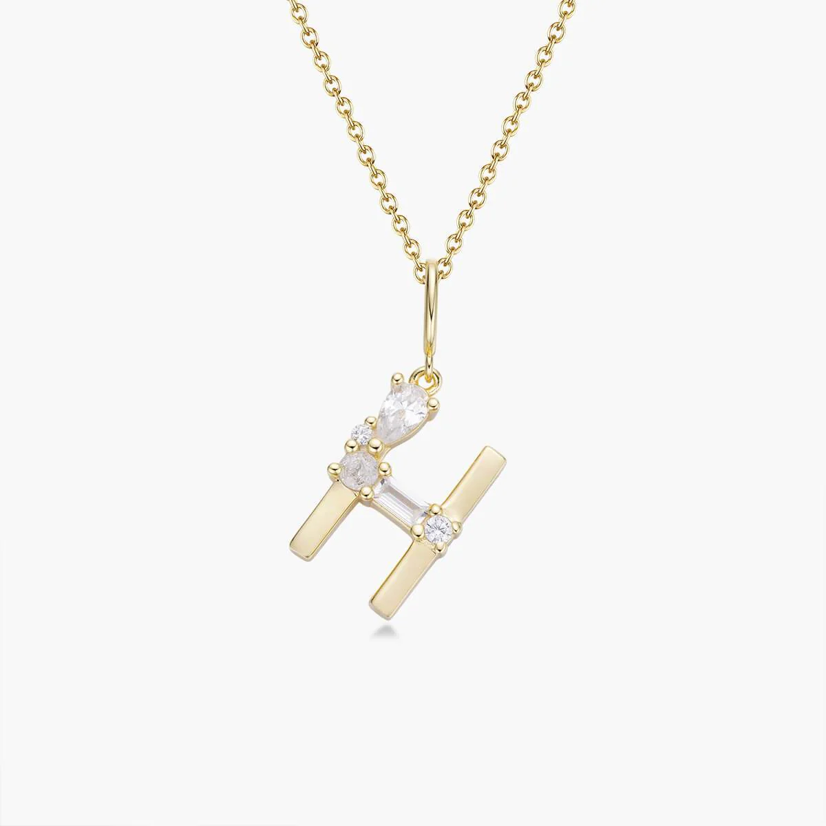 Initial Necklace | Gold - Image 21