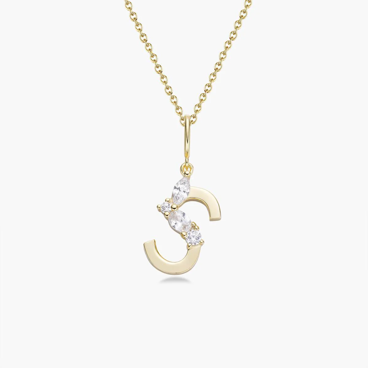 Initial Necklace | Gold - Image 33