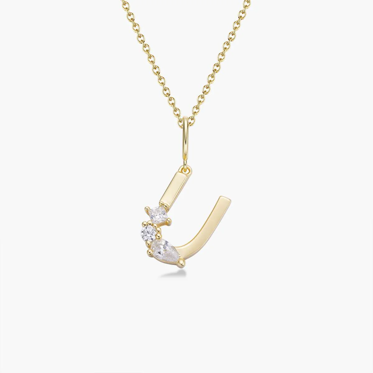 Initial Necklace | Gold - Image 34