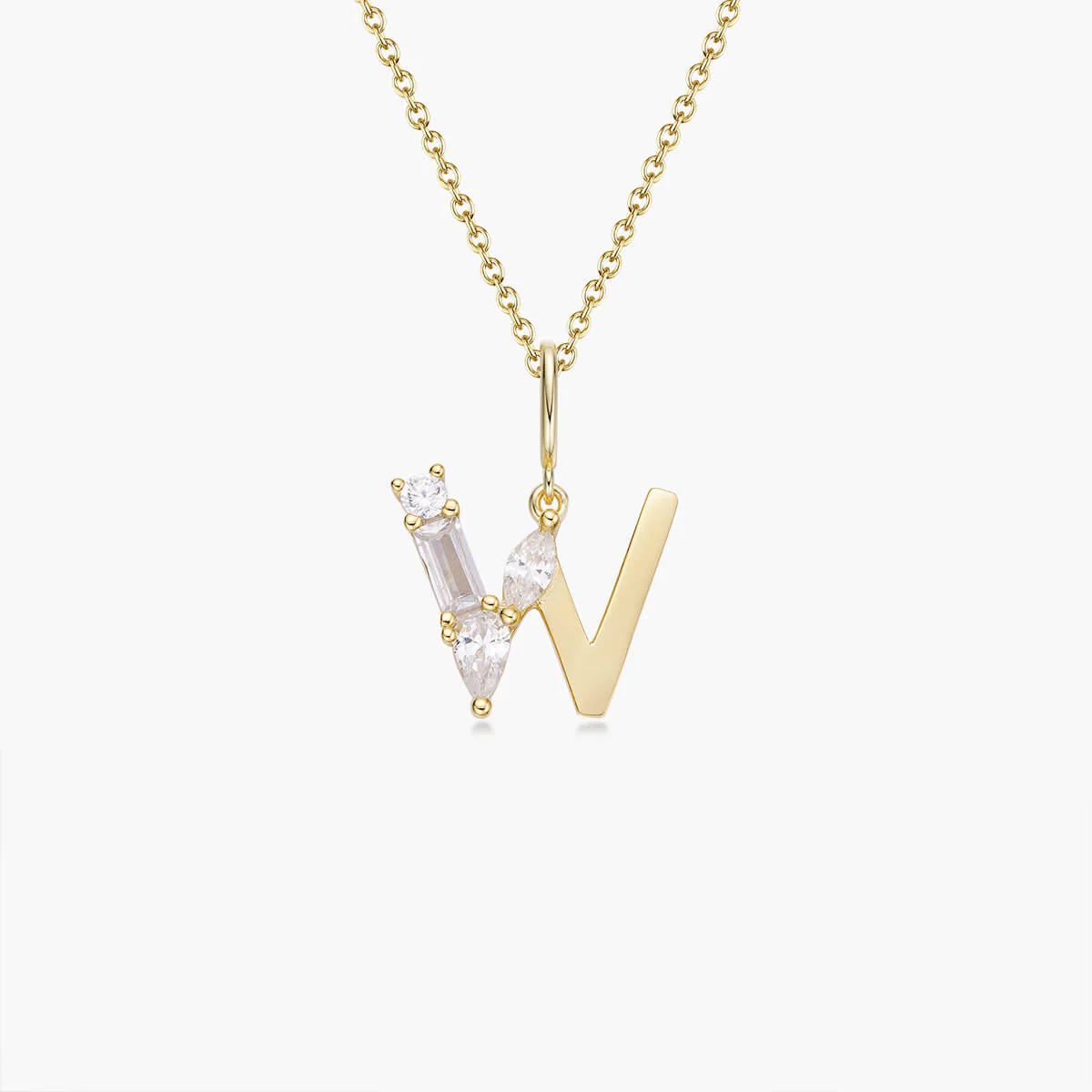 Initial Necklace | Gold - Image 36