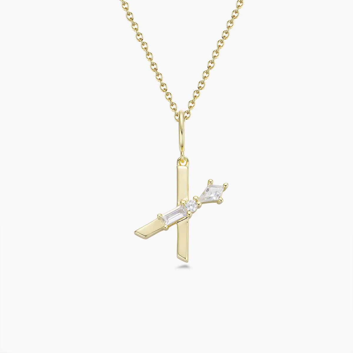 Initial Necklace | Gold - Image 37