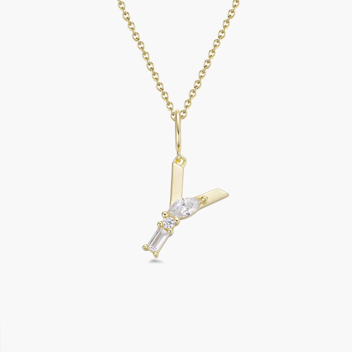 Initial Necklace | Gold - Image 38