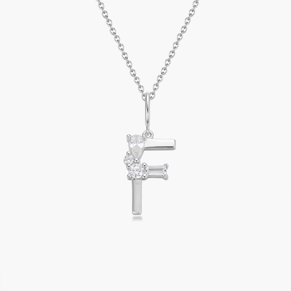 Initial Necklace | Platinum - Image 10