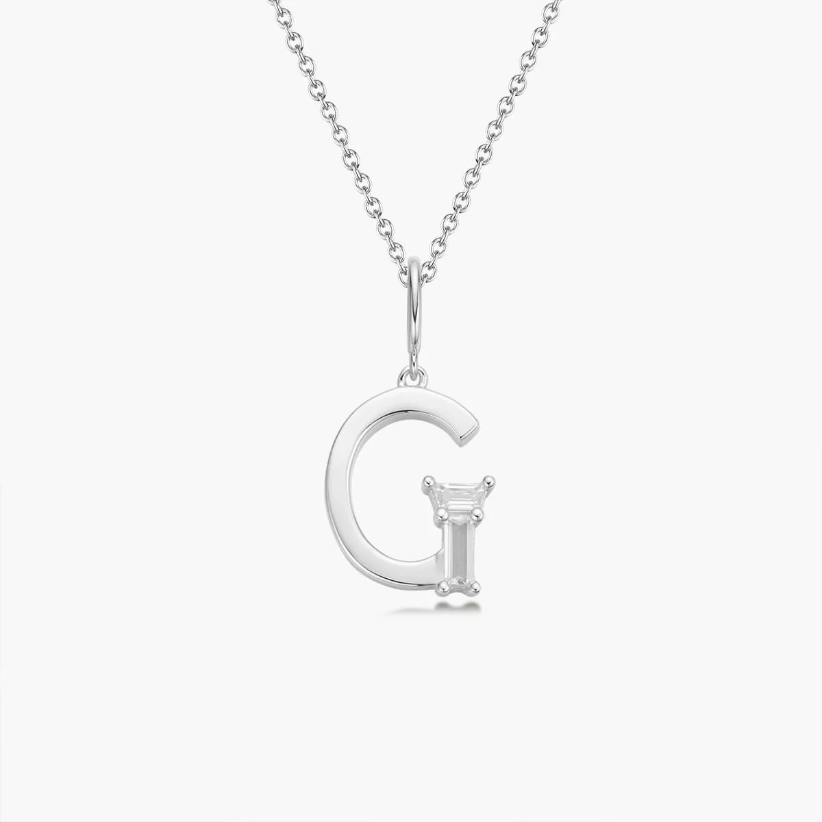 Initial Necklace | Platinum - Image 11