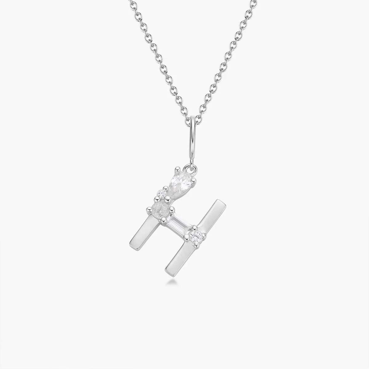 Initial Necklace | Platinum - Image 12