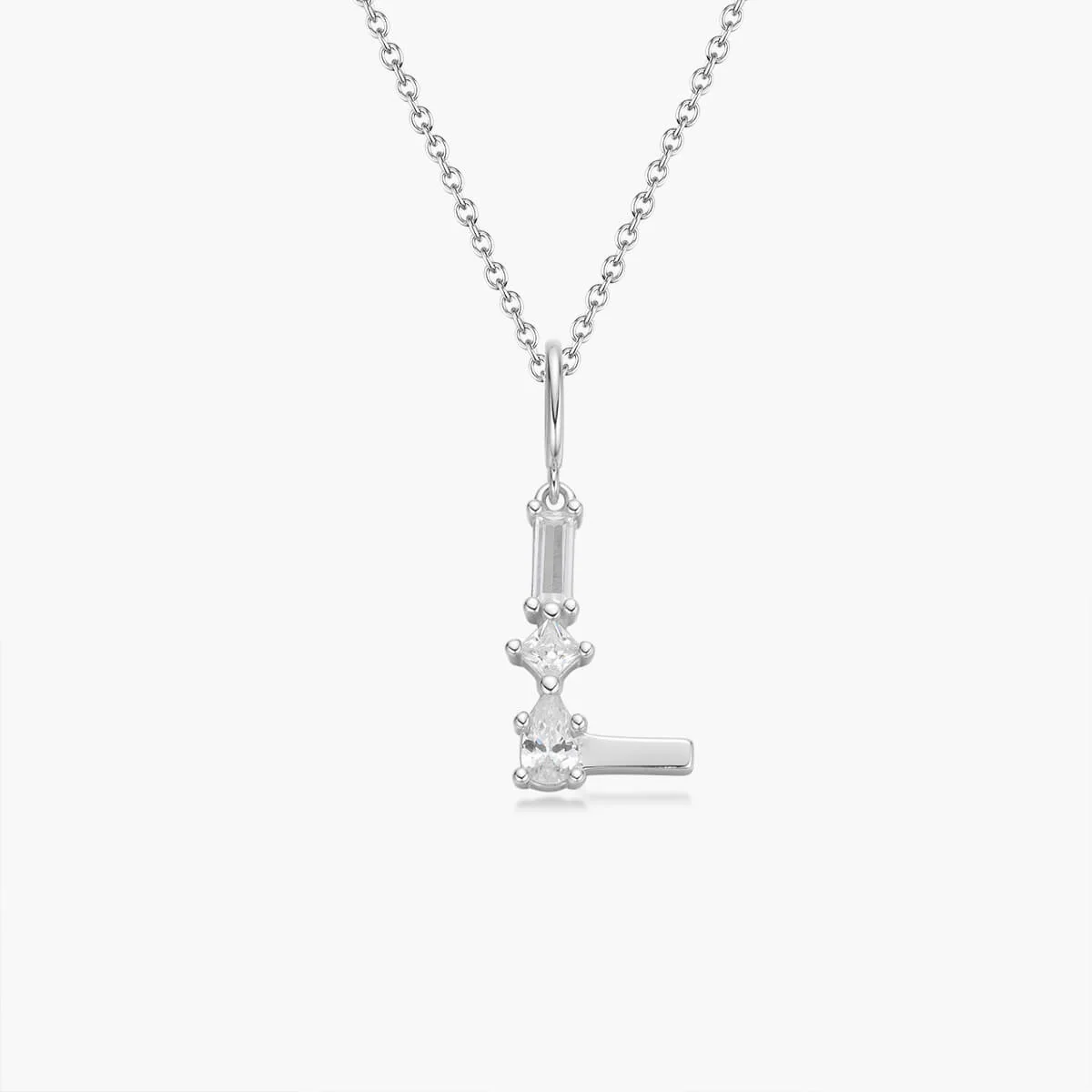 Initial Necklace | Platinum - Image 16