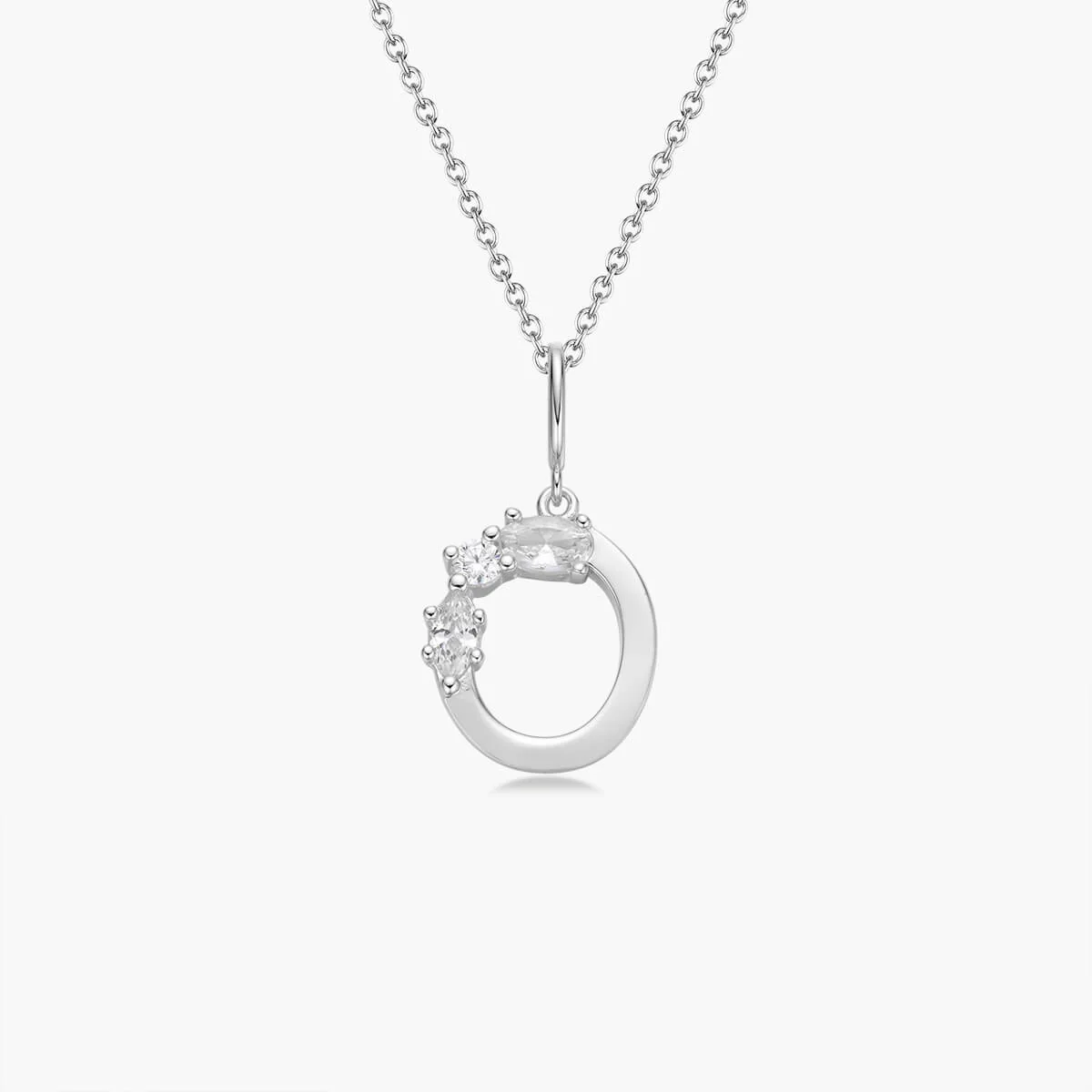 Initial Necklace | Platinum - Image 19