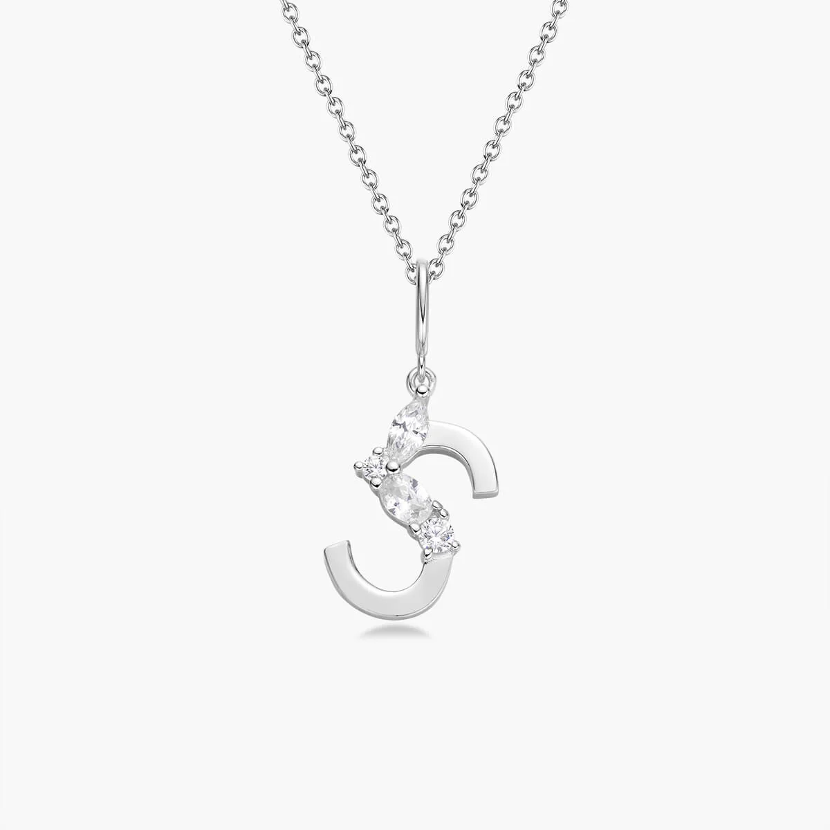 Initial Necklace | Platinum - Image 23