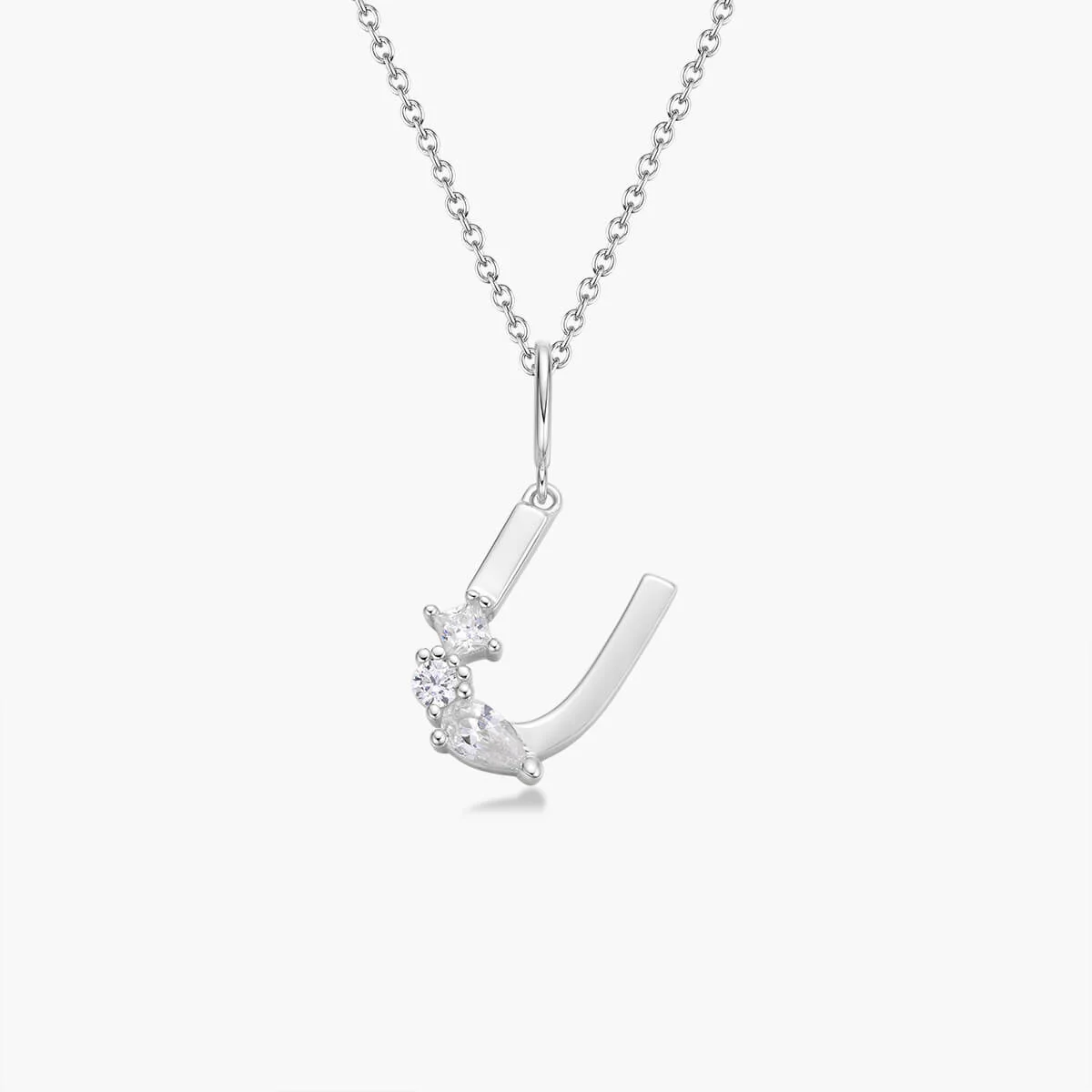 Initial Necklace | Platinum - Image 25