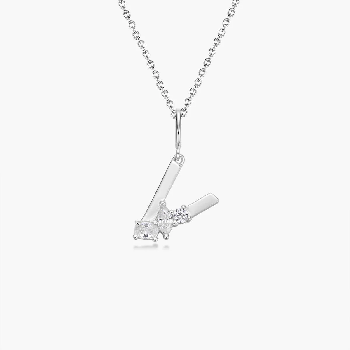 Initial Necklace | Platinum - Image 26