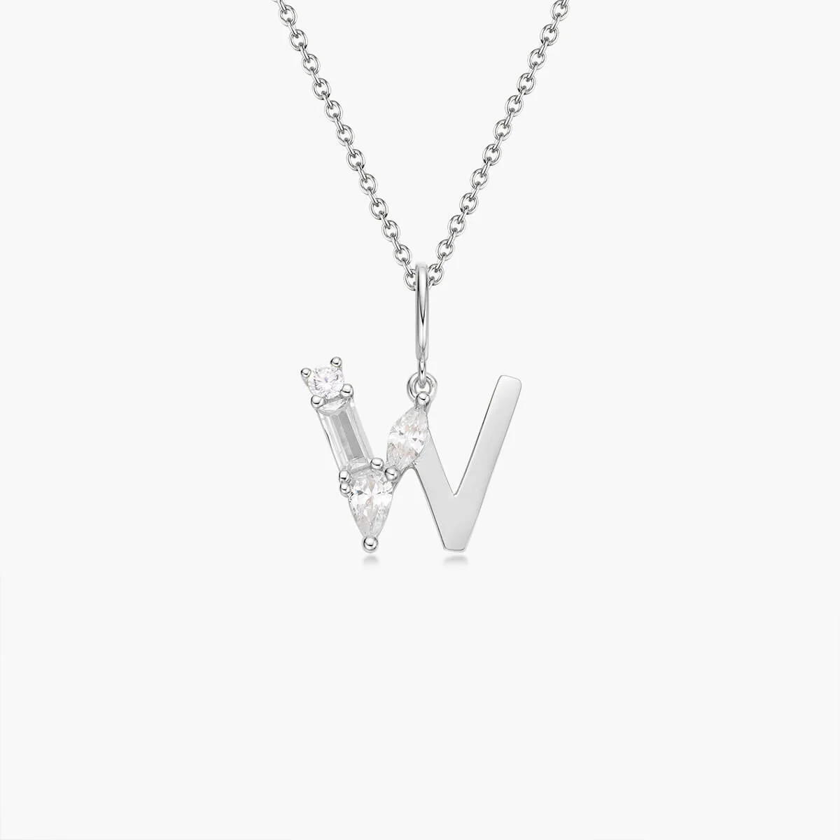 Initial Necklace | Platinum - Image 27