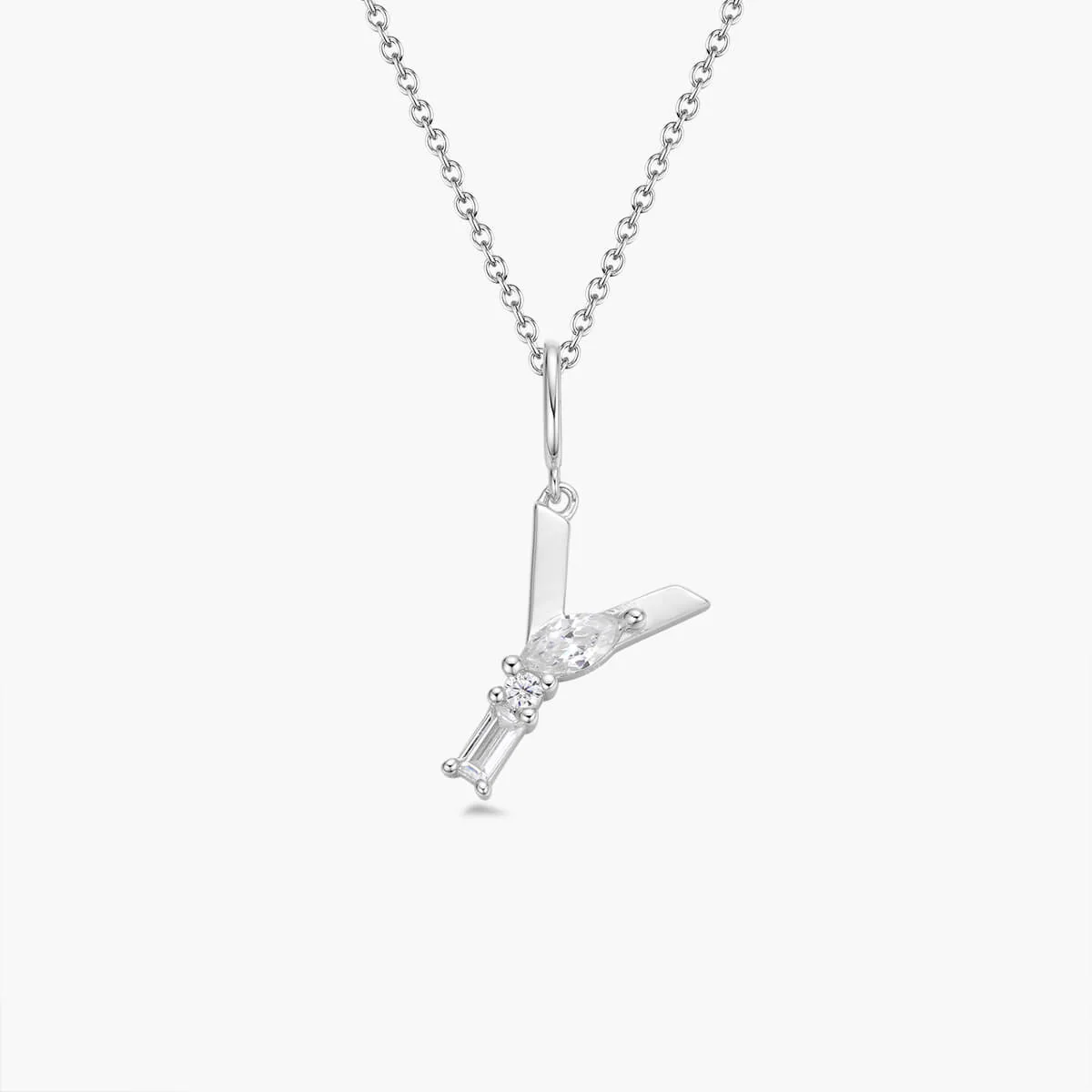 Initial Necklace | Platinum - Image 29