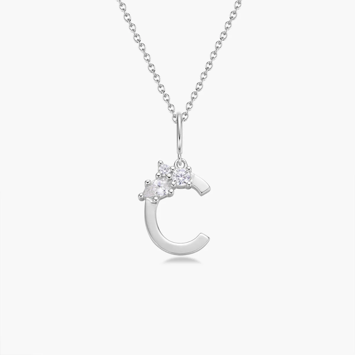 Initial Necklace | Platinum - Image 7