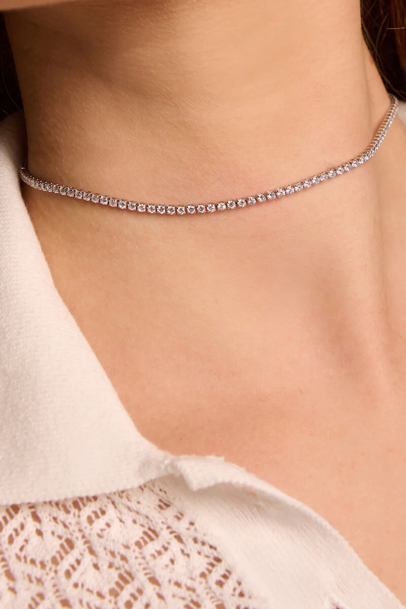 Linea Crystal Choker (2mm) - Image 6