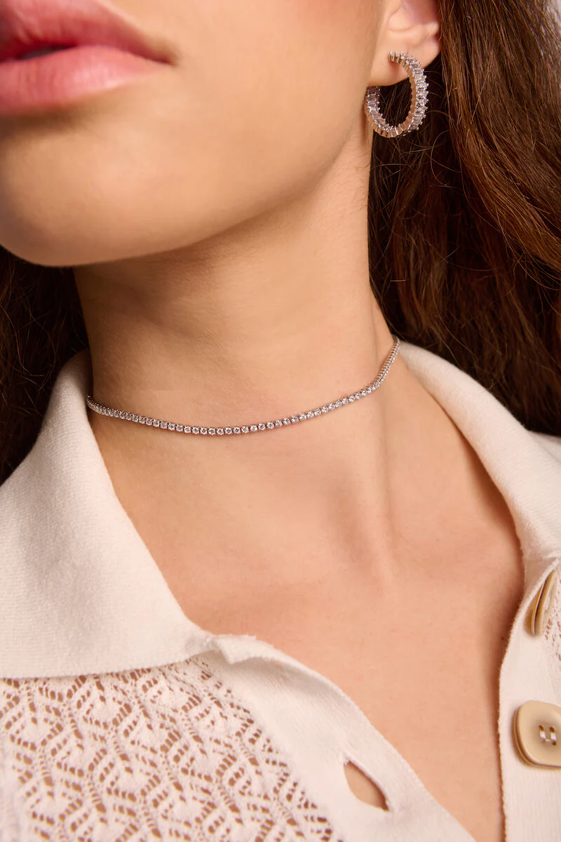 Linea Crystal Choker (2mm) - Image 8