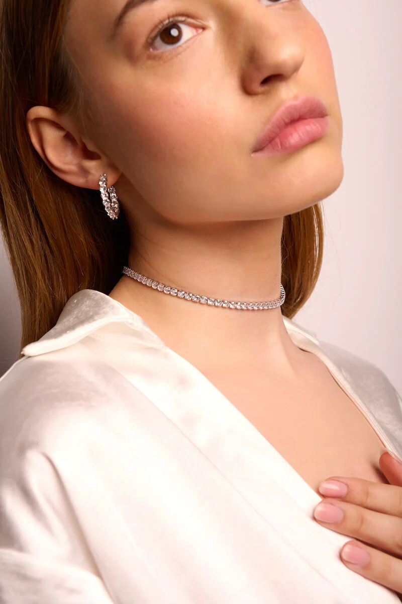 Linea Crystal Choker (4mm) - Image 5