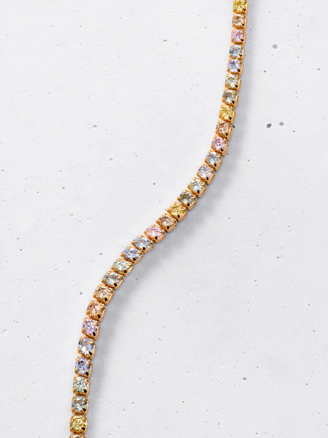 Linea Pastel Crystal Choker (2mm) - Image 3