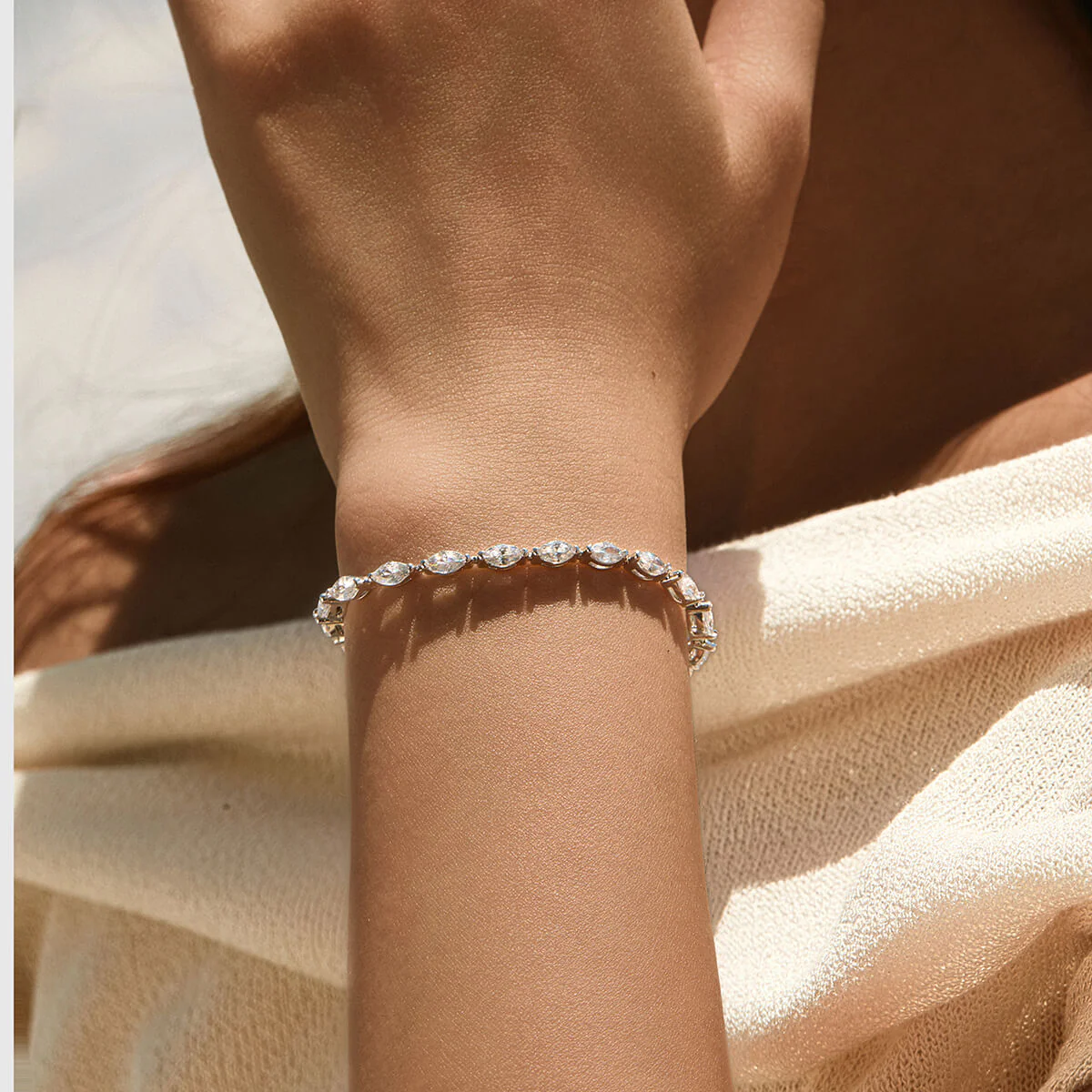 Marquise Tennis Bracelet - Image 7