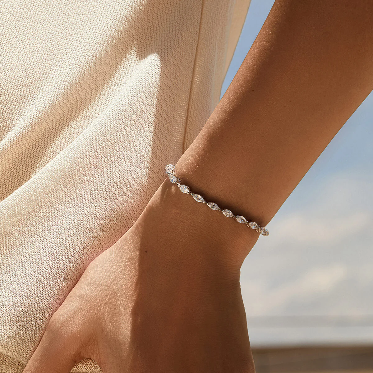 Marquise Tennis Bracelet - Image 8