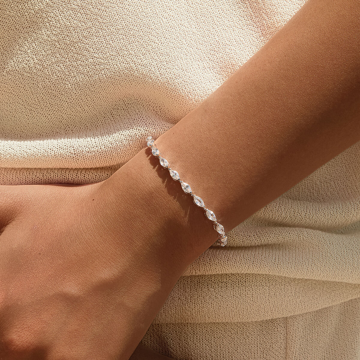 Marquise Tennis Bracelet - Image 9