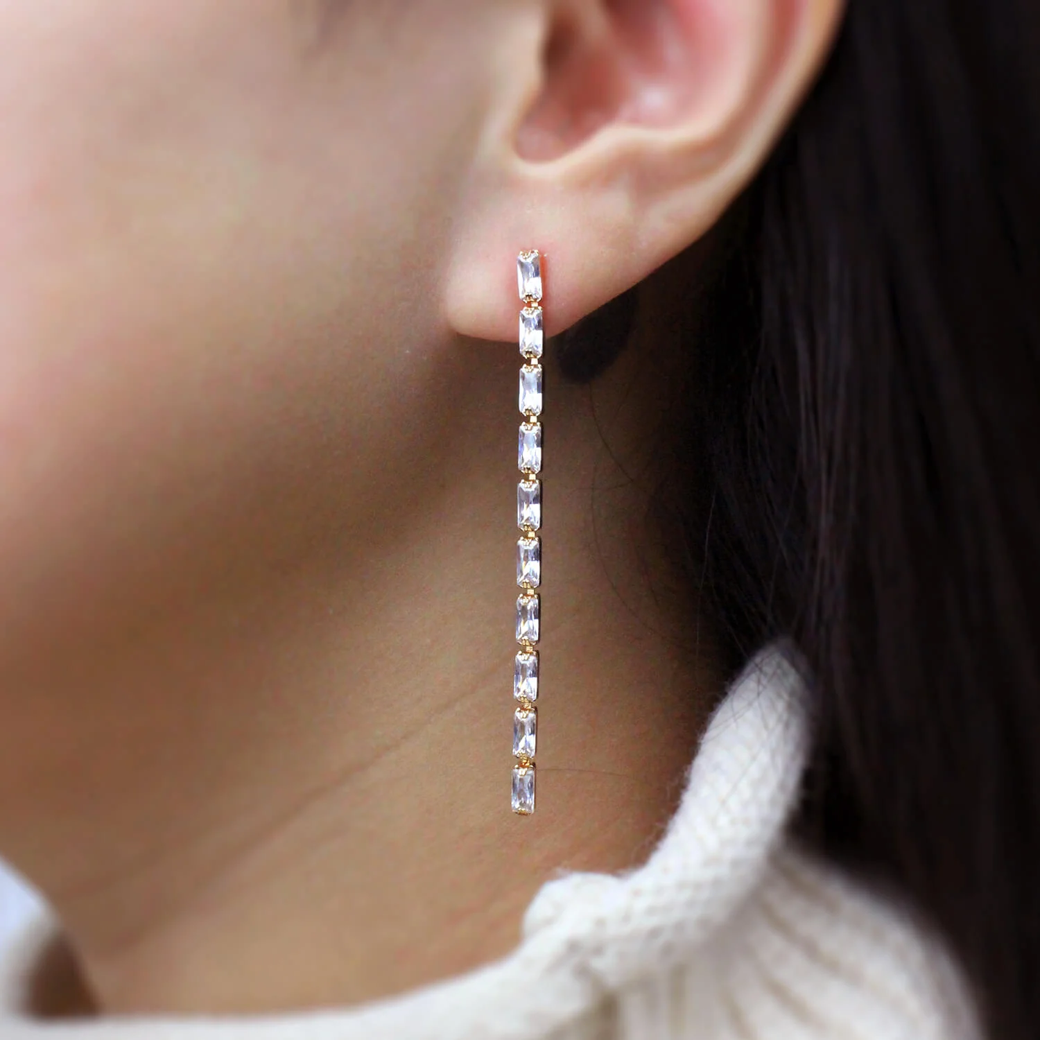 Milia Drop Earrings - Image 3