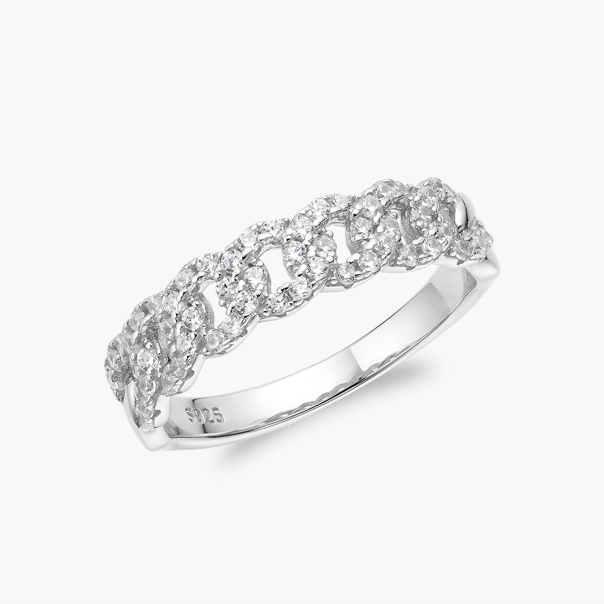 Pavé Curb Chain Ring - Image 2