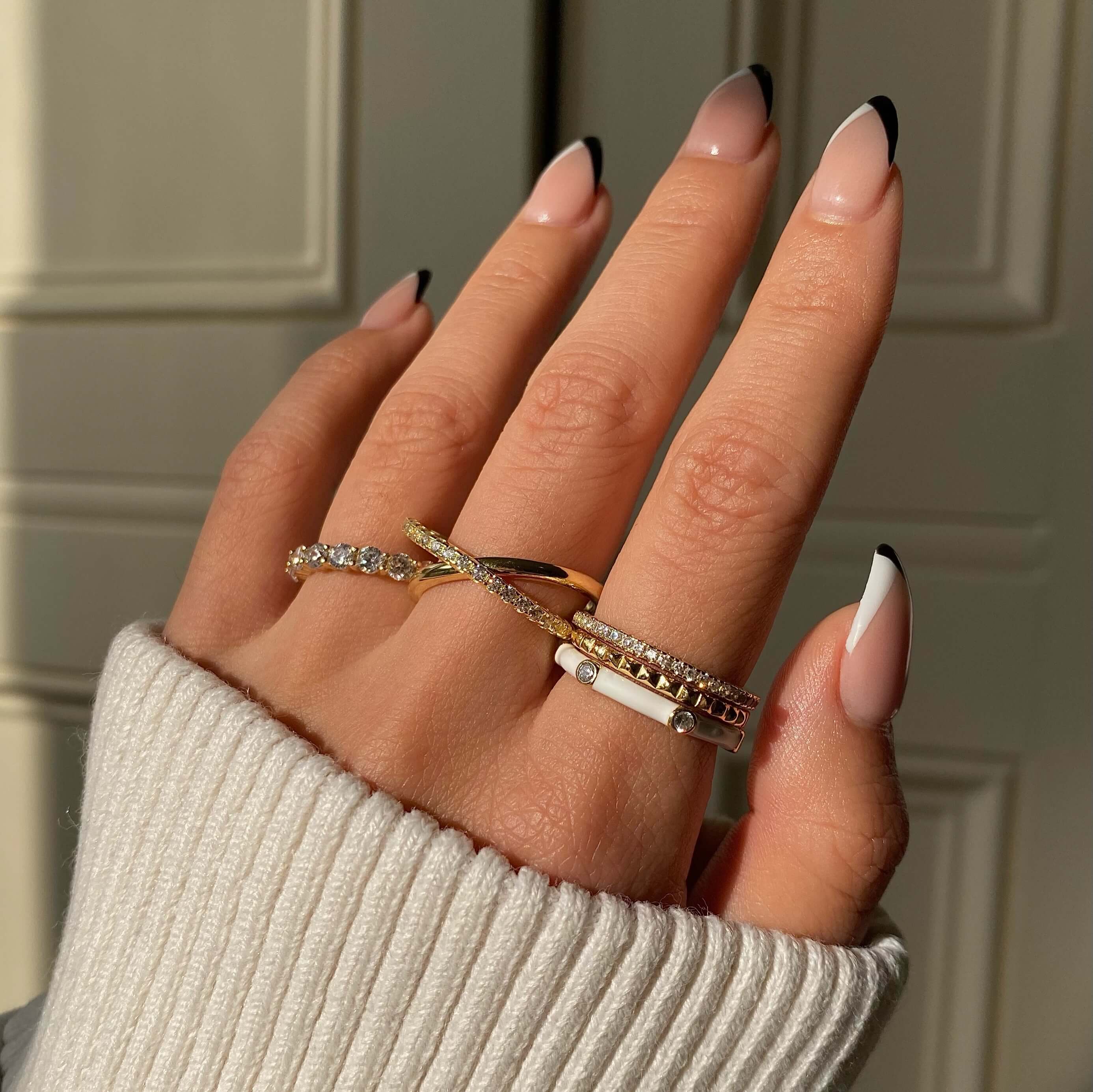 Pave X Linked Ring - Image 3