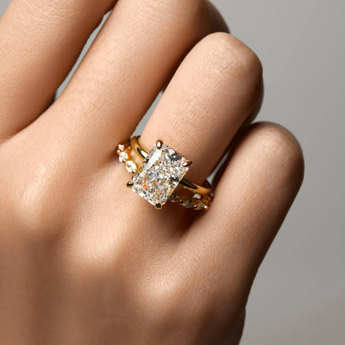 Petite Side Marquise Band - Image 6