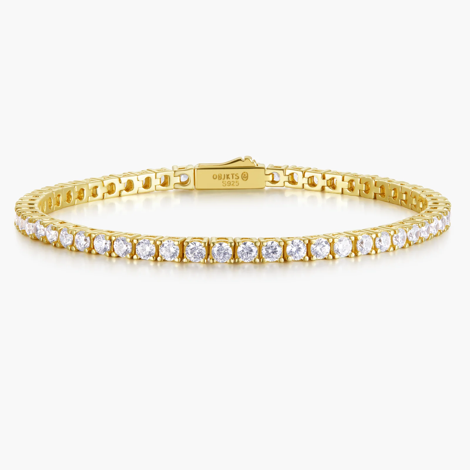 Sterling Silver Tennis Bracelet (2.5mm) - Image 7