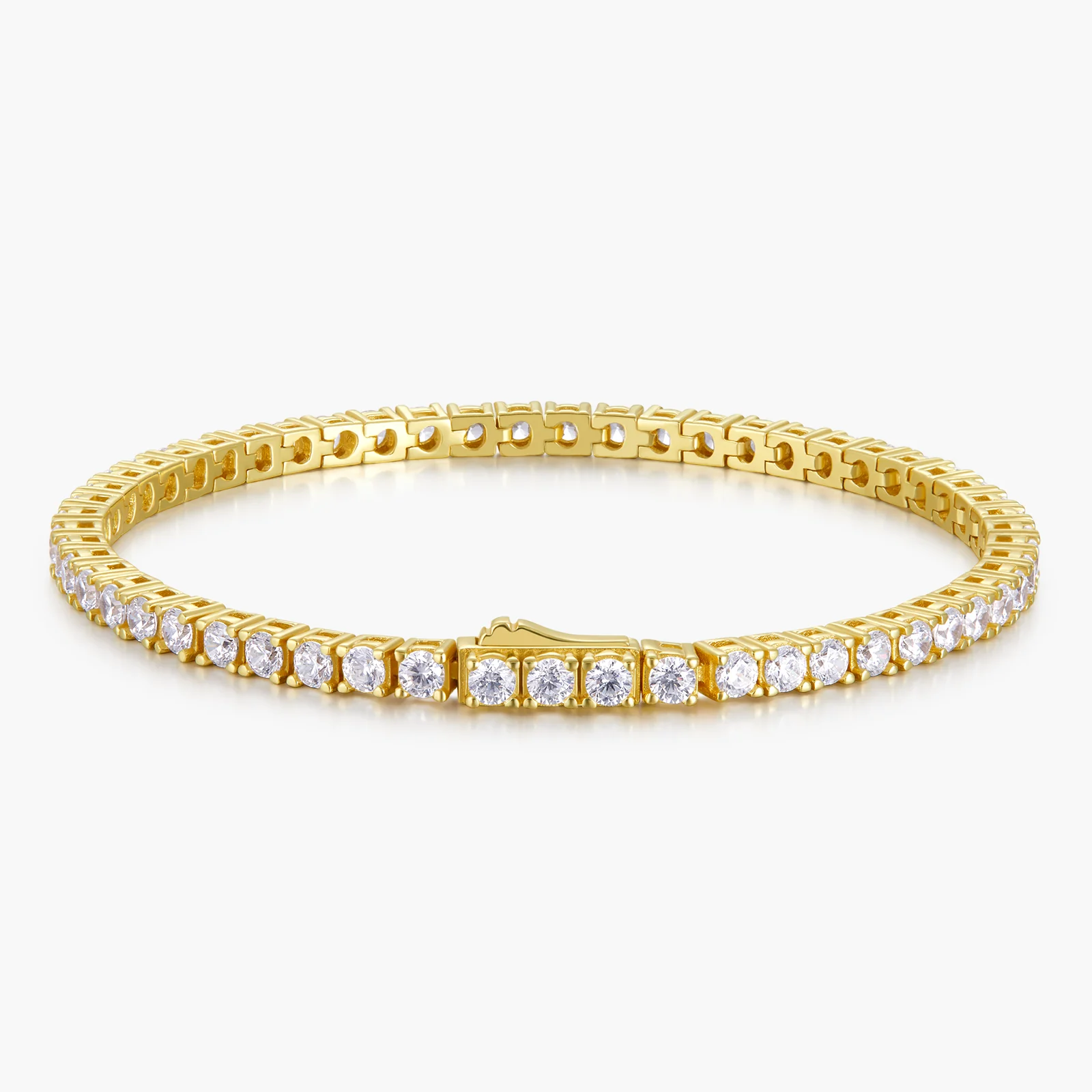 Sterling Silver Tennis Bracelet (2.5mm) - Image 8