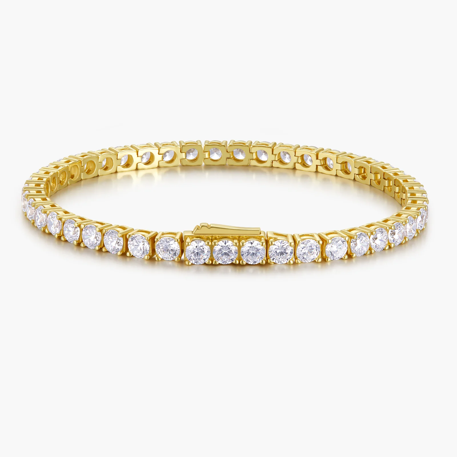 Sterling Silver Tennis Bracelet (3.5mm) - Image 8