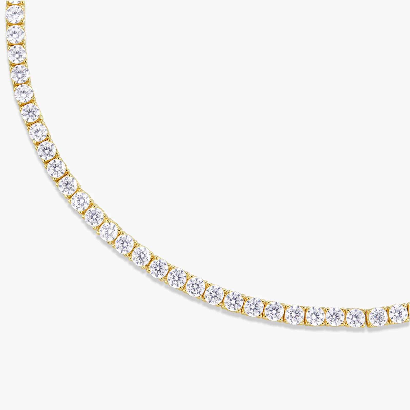 Sterling Silver Tennis Bracelet (3.5mm) - Image 9